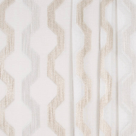 Two Paths Sand by Carole Fabric Sheer Marvel 100% Polyester TURKEY N/A </p><p>Repeat: 7 1/2" V, 7 5/8" H 118" - Fabric Carolina -