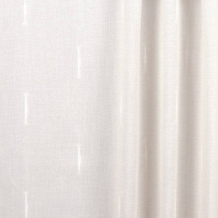 Pretty Please Linen by Carole Designer Fabric Sheer Movement 100% Polyester Turkey 7 3/8" V, 8 1/4" H 126" - Swanky Fabrics -
