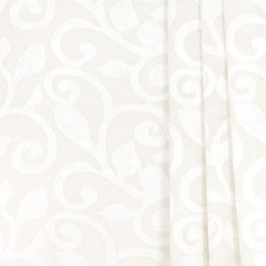 Scroll Away Ivory by Carole Fabric