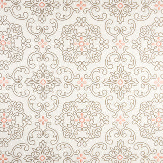 Perchance Rose by Carole Fabric Watercolor Charm 57% Cotton, 43% Polyester India N/A </p><p>Repeat: 12 3/4" V, 12 3/4" H 51" - Fabric Carolina -