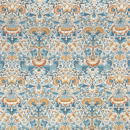 Steal The Show Rust by Carole Fabric English Garden 100% Cotton N/A 24" V, 18 1/2" H 55" - Fabric Carolina -