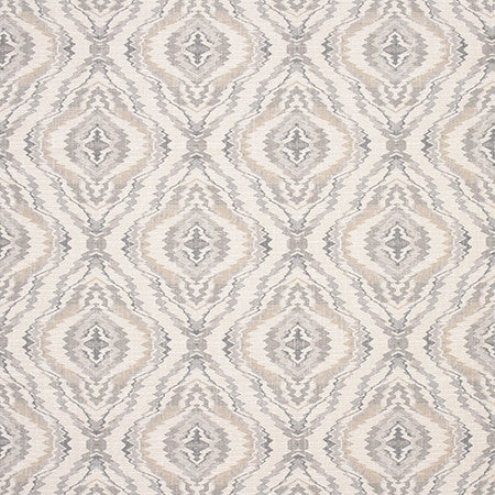 Move Mountains Putty by Carole Fabric Prisma 36% Polyester, 26% Cotton, 22% Viscose, 16% Linen CHINA 30,000 Wyzenbeek Double Rubs 14 3/4" V, 13 1/2" H 55"  - Fabric Carolina -