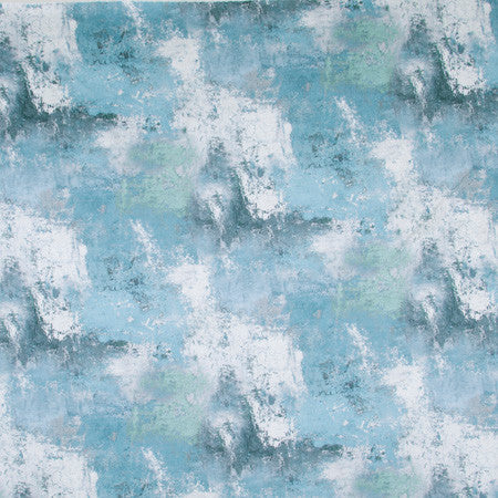 Soft Skills Sea by Carole Fabric Bluebird 100% Polyester India Passes 11,000 Double Rubs Wyzenbeek Horizontal: 27" and Vertical: 14 1/2" V 56" - Fabric Carolina -