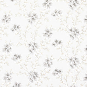 Darling Blooms Blanco by Carole Fabric
