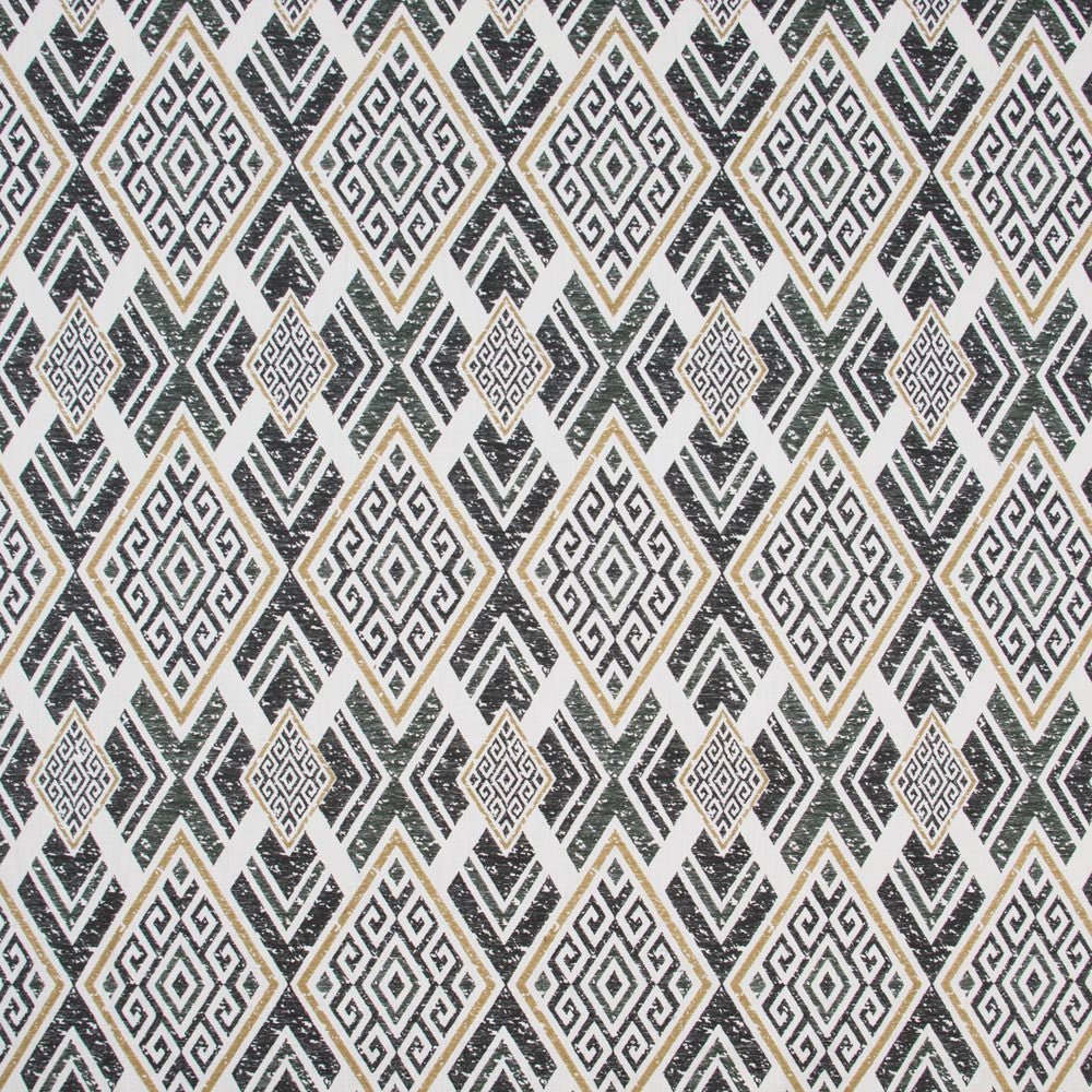 Jericho Titanium by Carole Fabric Onyx & Ivory 100% Cotton India N/A Horizontal: 7875 and Vertical: 15375 52 - Fabric Carolina -