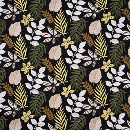 Sunday Drive Harvest by Carole Fabric ONYX & IVORY 100% Cotton India N/A </p><p>Repeat: 15 3/8" V, 25 1/8" H 51" - Fabric Carolina -