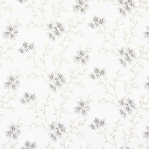 Darling Blooms Blanco by Carole Fabric
