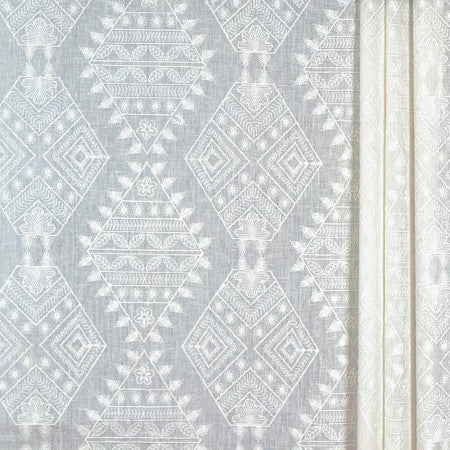 <p>For A Lifetime Pearl by Carole Designer Fabric</p><p><strong>Required Minimum Quantity Purchase: 2 yards</strong></p><p>Book: Sheer Delight</p><p>Content: Base: 35% Cotton, 35% Linen, 17% Viscose, 13% Polyester Embr: 50% Cotton, 50% Viscose</p><p>Origin: </p><p>Performance: N/A</p><p>Repeat: 9 1/2" V, 10 7/8" H</p><p>Width: 54*"</p>