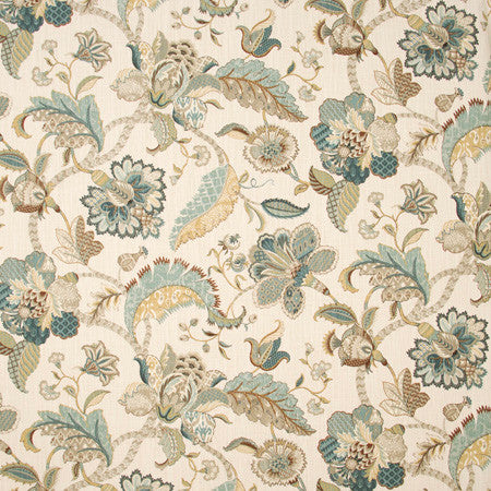 Open Meadow French Blue by Carole Fabric Blue Forest 100% Cotton-SSR Printed In USA  27" V, 27" H HD 54"  - Fabric Carolina -