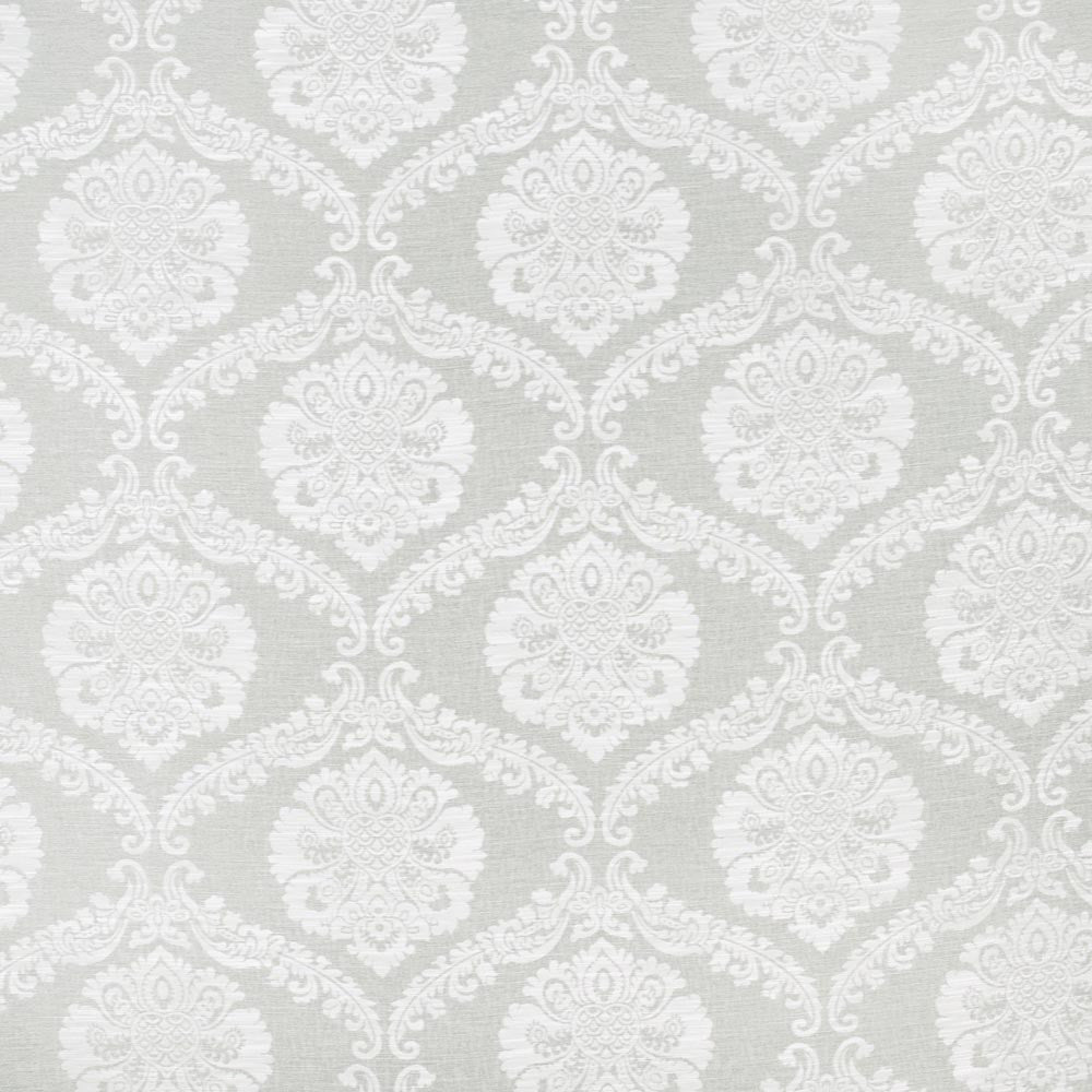 Misty Waters Sterling by Carole Designer Fabric Silver Fox 60% Viscose, 40% Polyester China N/A Horizontal: 15375 and Vertical: 1375 56 - Swanky Fabrics -
