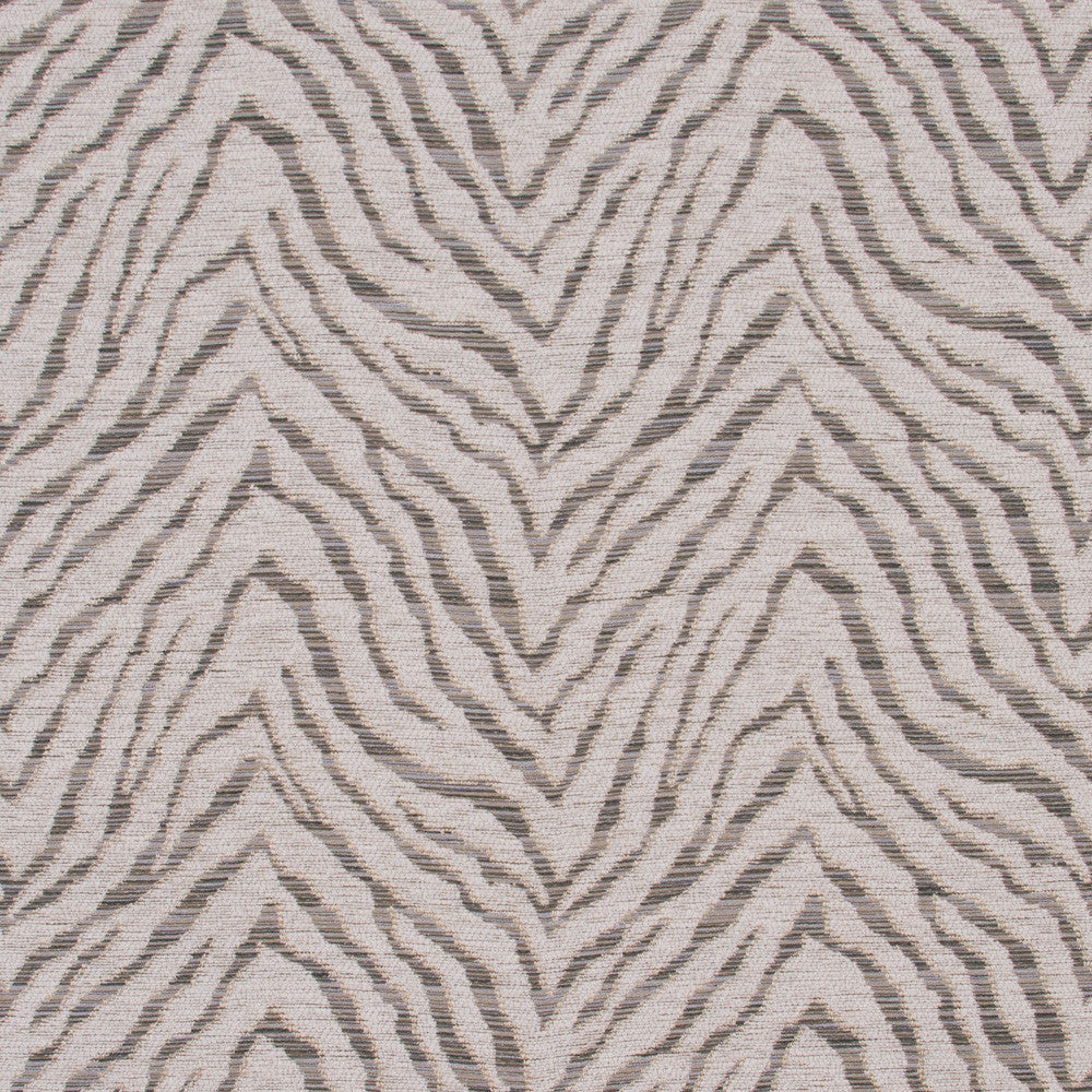 Mountain Zebra Graphite by Carole Fabric Jungle Safari 80% Polyester, 15% Acrylic, 5% Linen Turkey Passes 25,000 Circular Rubs Martindale Horizontal: 15.5 and Vertical: 15.5 54 - Fabric Carolina -