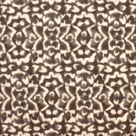 Wild At Heart Coffee by Carole Fabric Prisma 96% Polyester, 4% Linen CHINA  27" V, 25 1/4" H 54"  - Fabric Carolina -