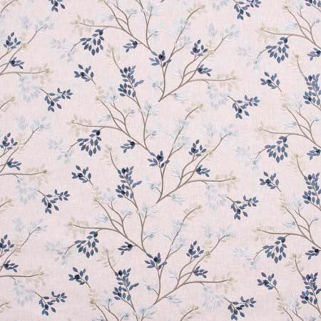 Feet Above Cadet by Carole Designer Fabric Pink Jade 52% Cotton, 48% Polyester India 9 1/8" V, 17 1/4" H 51.75" - Swanky Fabrics -