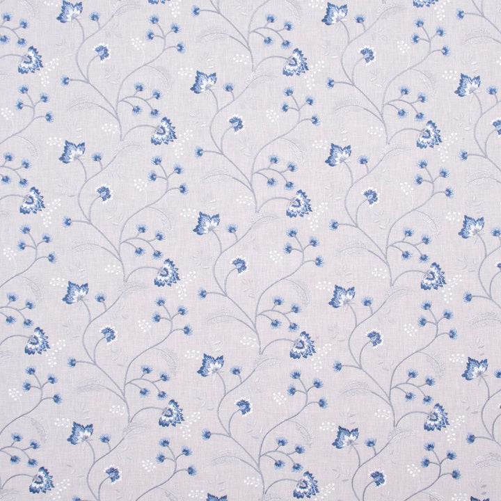 Until You Cornflower by Carole Fabric Bluebird 52% Cotton, 48% Polyester India Passes 30,000 Double Rubs Wyzenbeek Horizontal: 17.25 and Vertical: 9.125 52 - Fabric Carolina -