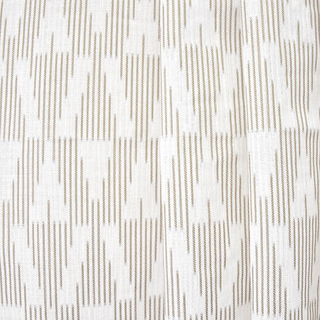 Stand Here Wheat by Carole Fabric Sheer Luxury 100% Polyester TURKEY  11 3/8" V, 7 7/8" H 118"  - Fabric Carolina -