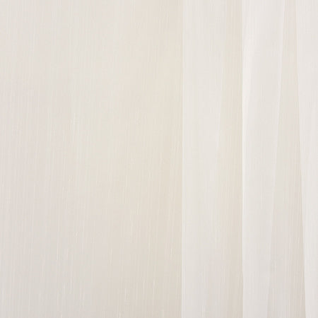 East Coast Ivory by Carole Designer Fabric Sheer Basics III 100% Polyester Turkey None 130" - Swanky Fabrics -