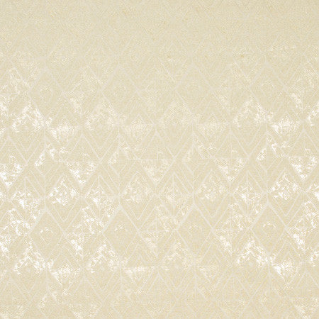 Hologram Beige by Carole Designer Fabric Birch 93% Polyester, 7% Metallic Turkey 8 1/4" V, 7" H 54" - Swanky Fabrics -