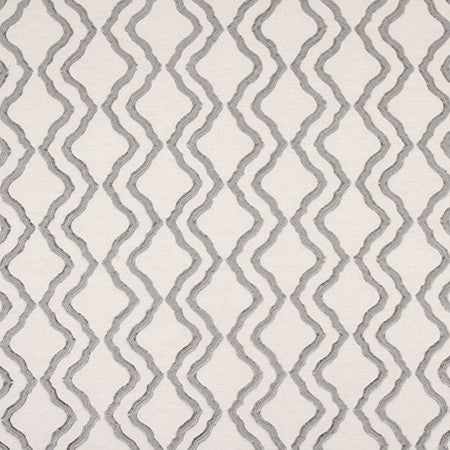 Sailors Salute Fog by Carole Designer Fabric Stone Path 100% Cotton Pakistan  3 1/4" V, 6 5/8" H 54"  - Swanky Fabrics -