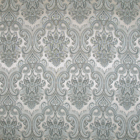 Post Oak Blue Topaz by Carole Fabric Modern Castle 100% POLYESTER INDIA N/A Horizontal: 13 1/2" and Vertical: 23 3/8" V 55" - Fabric Carolina -