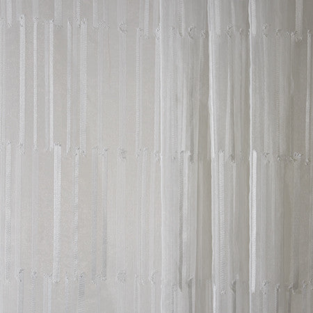 With Feeling White by Carole Fabric Sheer Philosophy 100% Polyester Turkey N/A </p><p>Repeat: 15" V, 9" H 118" - Fabric Carolina -