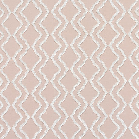 Follow Me Blush by Carole Fabric Harvest 51% Recycled Polyester, 30% Polyester, 12% Cotton, 7% Linen India  4 1/2" V, 7 3/4" H HD 54"  - Fabric Carolina -