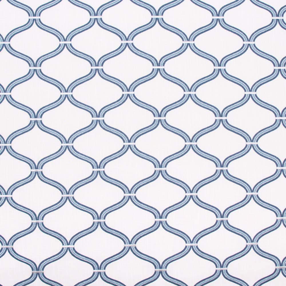 On The Mend Blue Jay by Carole Fabric Mountain Sky 73% Cotton, 27% Polyester India Passes 30,000 Double Rubs Wyzenbeek Horizontal: 75 and Vertical: 625 53 - Fabric Carolina -