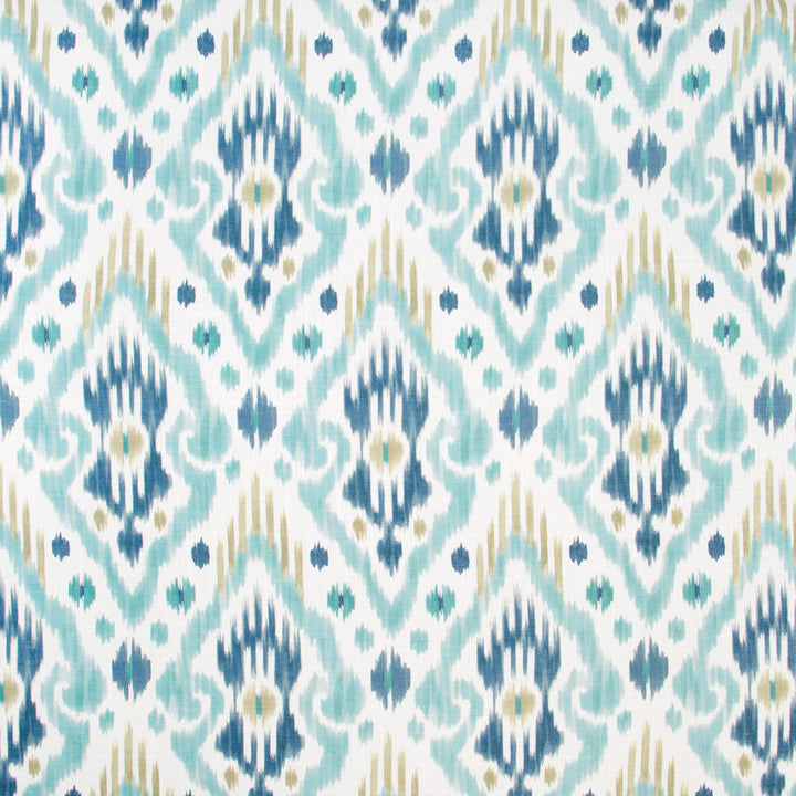 Trade Show Lagoon by Carole Fabric Blue Forest 70% Viscose, 30% Linen Spain Passes 30,000 Double Rubs Wyzenbeek Horizontal: 135 and Vertical: 265 54 - Fabric Carolina -