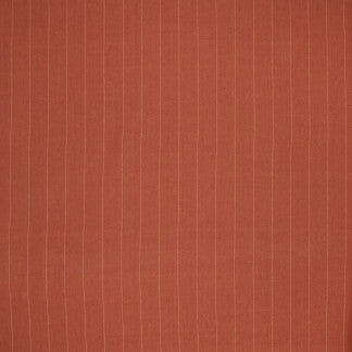 Bluesy Stripe Terra Cotta by Carole Fabric In Tune 100% Cotton India Passes 15,000 Double Rubs Wyzenbeek </p><p>Repeat: 2 3/8" H 54" - Fabric Carolina -