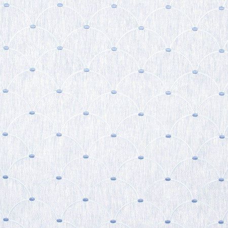On The Crest Island by Carole Fabric Bluebird 70% Cotton, 25% Polyester, 5% Linen India Passes 30,000 Double Rubs Wyzenbeek 5 1/4" V, 6 3/8" H 52"  - Fabric Carolina -