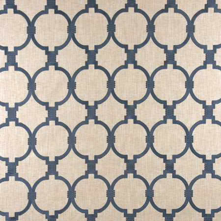 Bridges Connect Prussian by Carole Fabric Well-Traveled 82% Polyester, 11% Cotton, 7% Linen India 15,000 Wyzenbeek Double Rubs </p><p>Repeat: 9 1/8" V, 6 3/4" H 52" - Fabric Carolina -