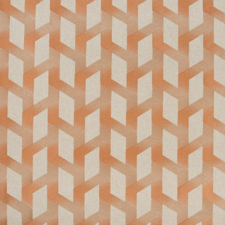 Multiplex Copper by Carole Fabric DESERT WANDERER 70% Polyester, 30% Linen India  6 1/2" V, 8 3/4" H 52"  - Fabric Carolina -
