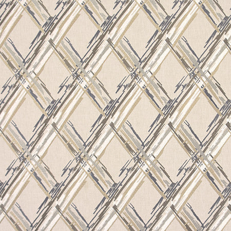 Broken Diamonds Sandalwood by Carole Fabric Harvest 52% Cotton, 48% Polyester India 80,000 Wyzenbeek Double Rubs 9" V, 6 1/2" H 52.5"  - Fabric Carolina -