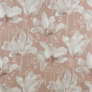 Lotus Blooms Blush by Carole Fabric