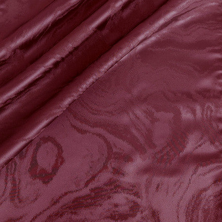 Sea And Smoke Maroon by Carole Designer Fabric Brilliance 100% Polyester India 14 1/4" V, 18 5/8" H 55.5" - Swanky Fabrics -