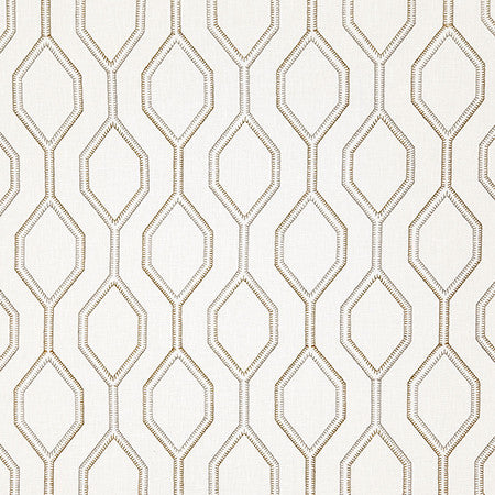 Going My Way Copper by Carole Fabric Evergreen Base: 70% Cotton, 25% Polyester, 5% Linen, Embr: 61% Cotton, 22% Polyester, 13% Rayon, 4% Linen India  7 3/4" V, 6 1/2" H 52"  - Fabric Carolina -