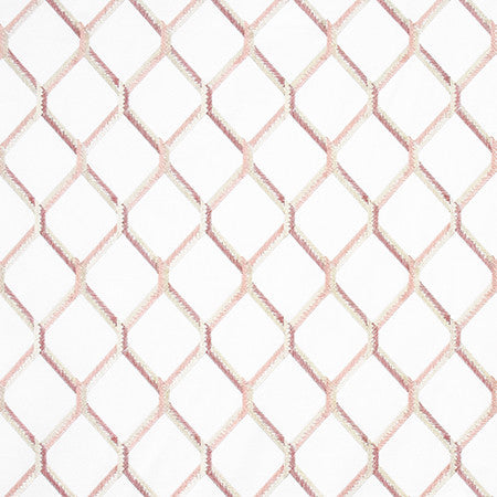 Money Maker Blush by Carole Designer Fabric Prisma Base: 100% Cotton. Embr: 75% Cotton, 25% Rayon INDIA N/A 6 1/4" V, 4 3/8" H 52" - Swanky Fabrics -
