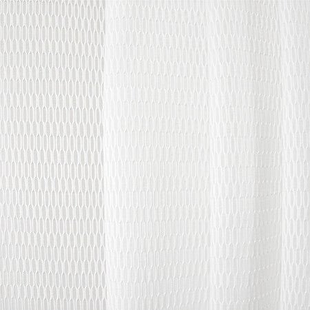 Lets Connect White by Carole Fabric Sheer Luxury 100% Polyester FRANCE  3/8" V, 1 1/8" H 112"  - Fabric Carolina -