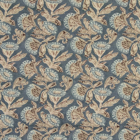 Moments Notice Slate by Carole Designer Fabric Making Waves 50% Cotton, 35% Viscose, 15% Linen 80,000 Wyzenbeek Double Rubs 14 1/4" V, 13 3/4" H 55" - Swanky Fabrics -