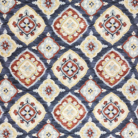 No Comparison Americana by Carole Designer Fabric Hidden Treasure 100% Cotton Spain 27" V, 13 1/2" H HD 54" - Swanky Fabrics -