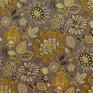 Yoga Platinum by Carole Fabric Past Perfect 100% COTTON-SSR UNITED ARAB EMIRATES Passes 30,000 Double Rubs Wyzenbeek </p><p>Repeat: 26 1/2" V, 27" H 54" - Fabric Carolina -