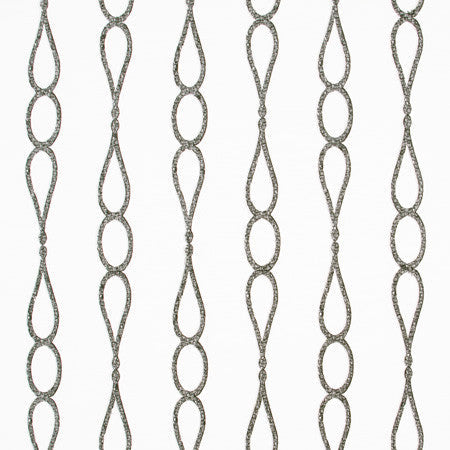 Begin Again Domino by Carole Designer Fabric White Smoke 100% Cotton India Passes 50,000 Double Rubs Wyzenbeek 15 1/2" V, 9" H 52" - Swanky Fabrics -