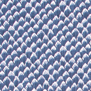 Snowcaps Cobalt by Carole Fabric
