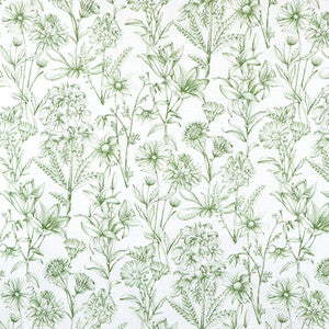 Garden Stencil Sage by Carole Fabric