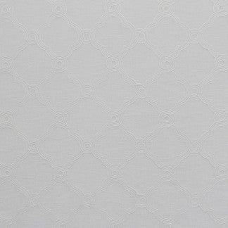 New Dunes White by Carole Fabric See The Light 100% Polyester China N/A Horizontal: 6" and Vertical: 6"V 53" - Fabric Carolina -