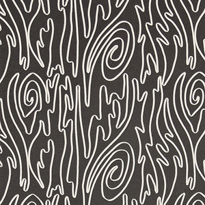 Twist About Chalkboard by Carole Fabric