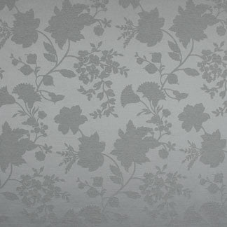 Elderflower Sterling by Carole Fabric Etiquette 100% Polyester Taiwan Passes 15,000 Double Rubs Wyzenbeek Horizontal: 14" and Vertical: 28" 54" - Fabric Carolina -