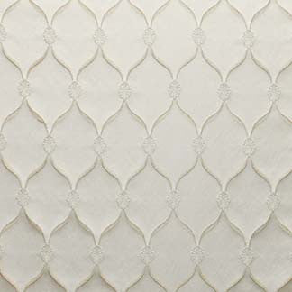 Starr Ivory by Carole Fabric Jackpot 99% POLYESTER, 1% LUREX CHINA Passes 15,000 Double Rubs Wyzenbeek </p><p>Repeat: 7 1/4" V, 3 1/4" H 58" - Fabric Carolina -