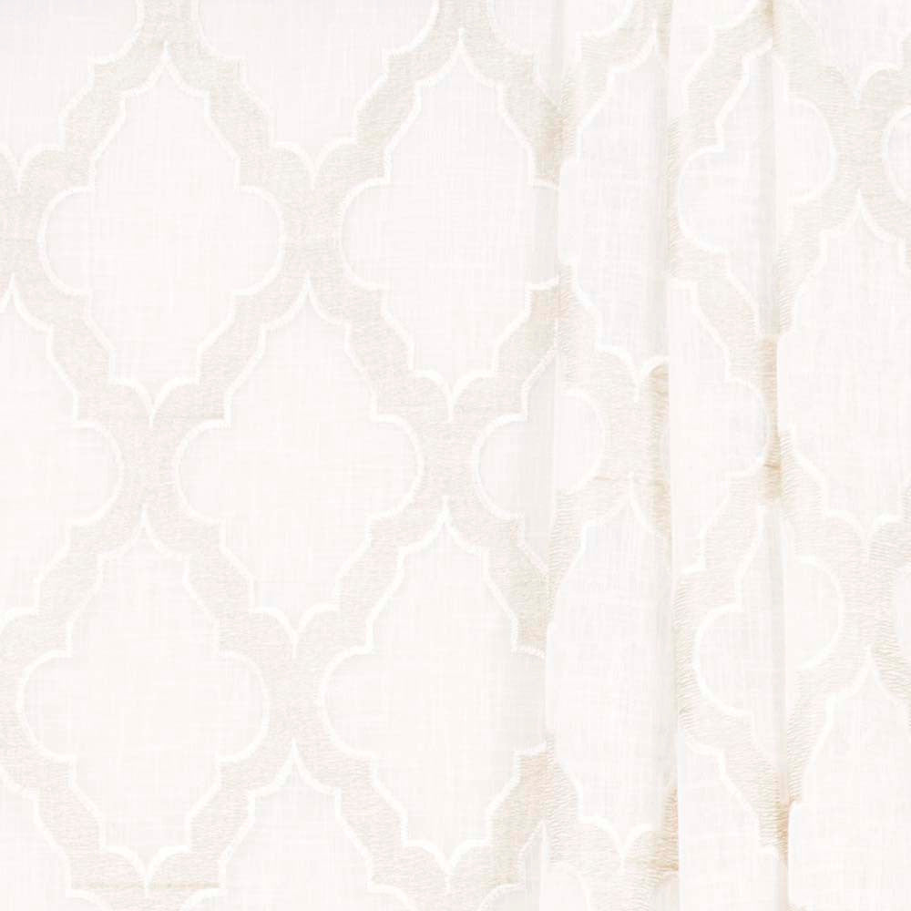 Entire Story Parchment by Carole Designer Fabric Sheer Intrigue 100% Polyester India N/A Horizontal: 6 and Vertical: 9.5 51 - Swanky Fabrics -