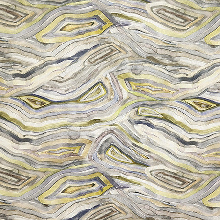 In The Layers Slate by Carole Fabric Evergreen 100% Cotton India  26 1/2" V, 26 1/2" H 54"  - Fabric Carolina -