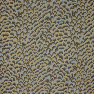 Turtle Shell Ocean by Carole Fabric Night Sky 69% Polyester, 31% Viscose India N/A Horizontal: 25 3/8" and Vertical: 29 7/8" V 53" - Fabric Carolina -